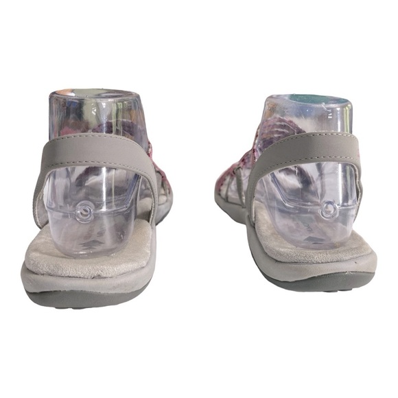 Skechers Reggae Slim Pink and Gray Sandals size 7 - Picture 12 of 14